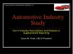 Automotive Industry Study - slide 1