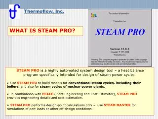 WHAT IS STEAM PRO?