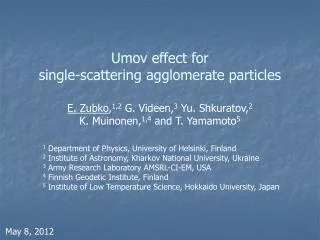 Umov effect for single-scattering agglomerate particles
