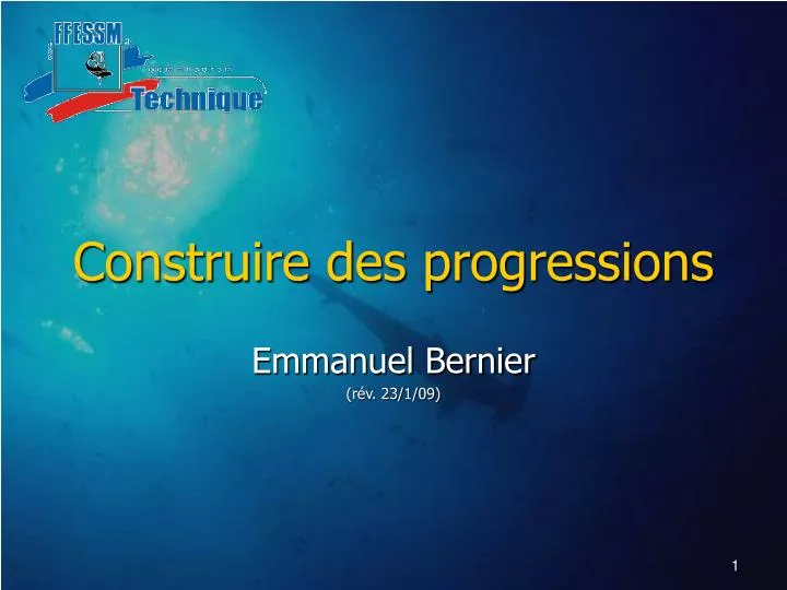 construire des progressions