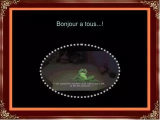 bonjour a tous