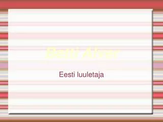 eesti luuletaja
