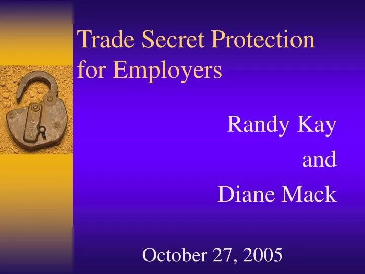 trade secret protection for employers
