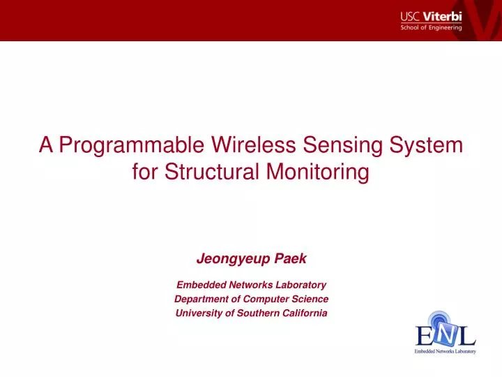 a programmable wireless sensing system for structural monitoring