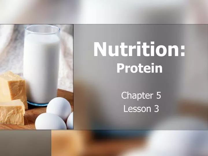 nutrition protein