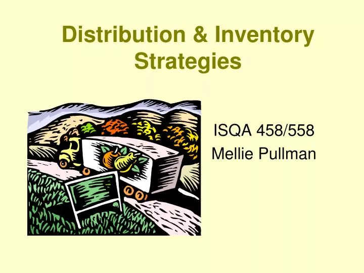 distribution inventory strategies