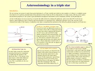 Asteroseismology in a triple star