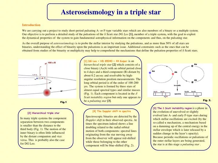 asteroseismology in a triple star