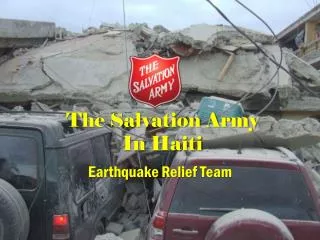 The Salvation Army In Haiti