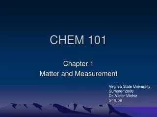 CHEM 101