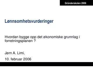l nnsomhetsvurderinger