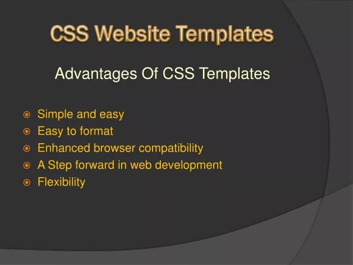 css website templates
