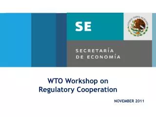 WTO Workshop on Regulatory Cooperation
