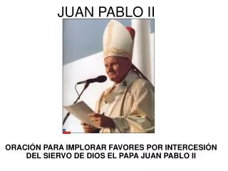 JUAN PABLO II