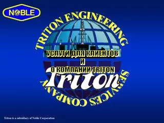 TRITON ENGINEERING SERVICES COMPANY