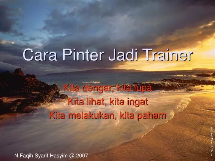 cara pinter jadi trainer