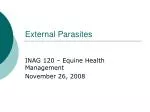 External Parasites - slide 1