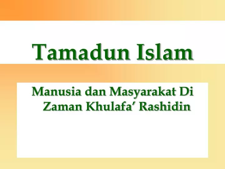 tamadun islam