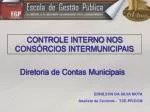 Diretoria de Contas Municipais - slide 1