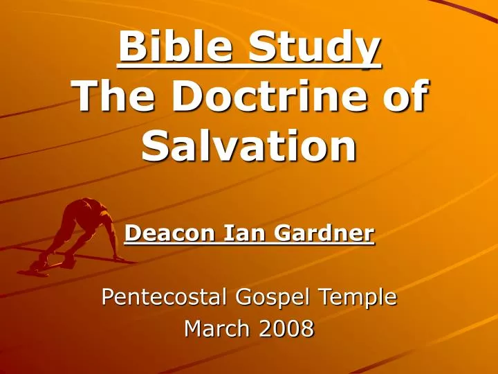 bible study the doctrine of salvation
