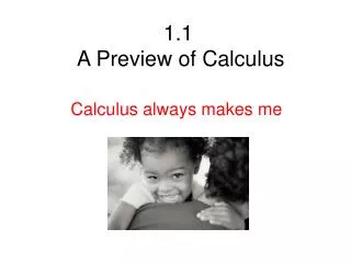 1.1 A Preview of Calculus