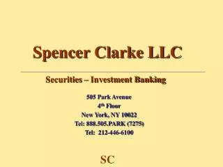 Spencer Clarke LLC