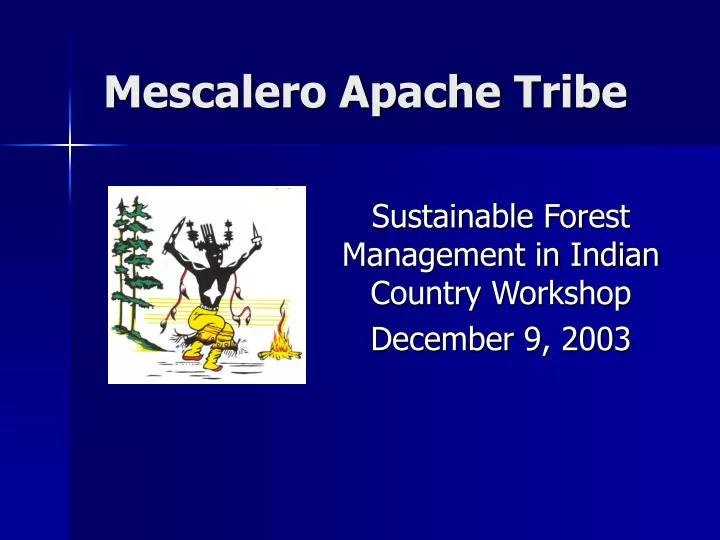 mescalero apache tribe