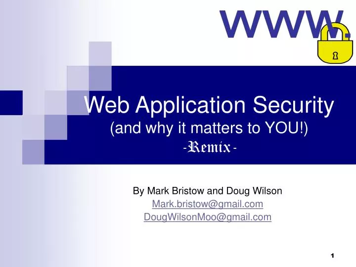 web application security and why it matters to you remix
