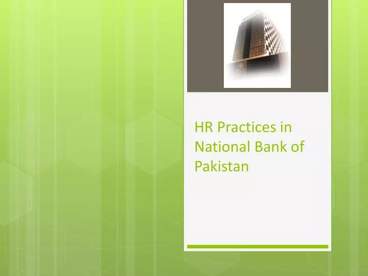 hr practices in national bank of pakistan