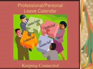 Professional/Personal Leave Calendar