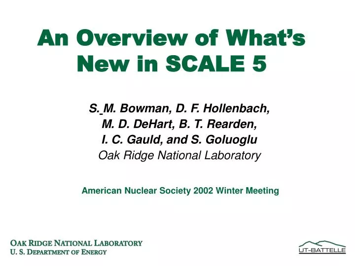 an overview of what s new in scale 5
