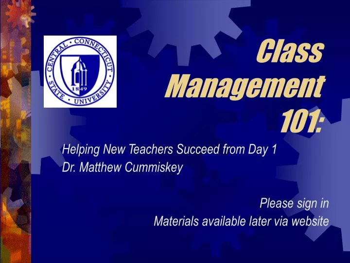 class management 101