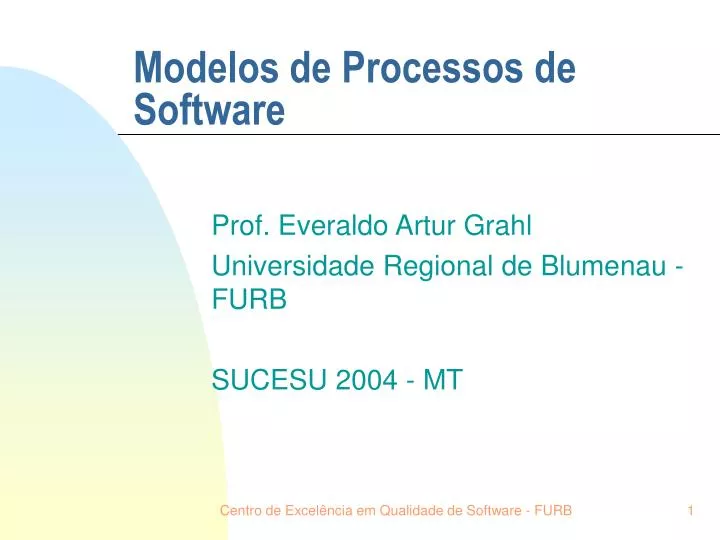 modelos de processos de software