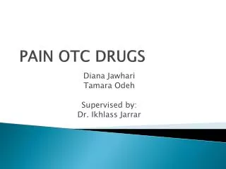 PAIN OTC DRUGS