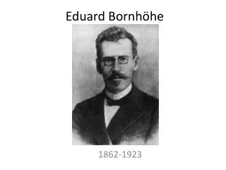 Eduard Bornhöhe