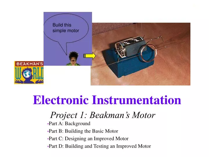 project 1 beakman s motor