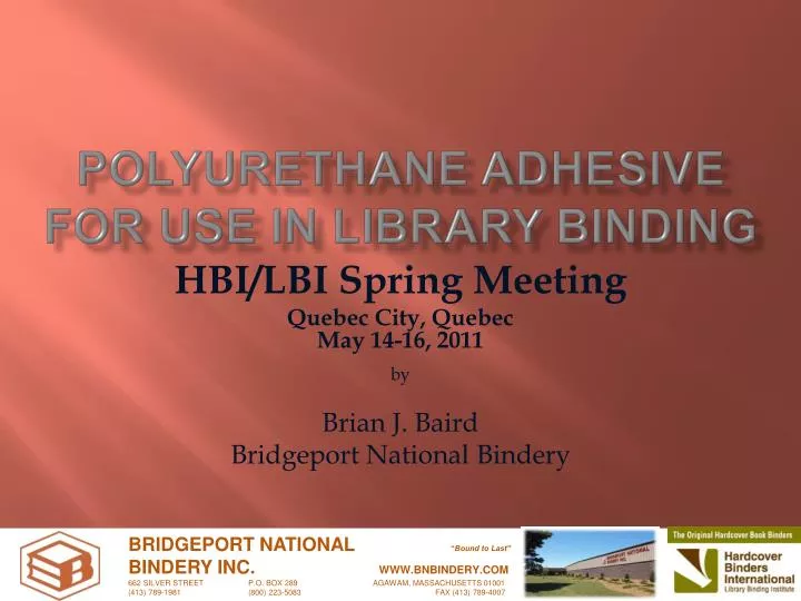 polyurethane adhesive for use in library binding