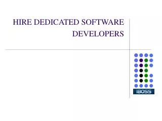 hire dedicated software developers