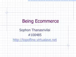 Being Ecommerce