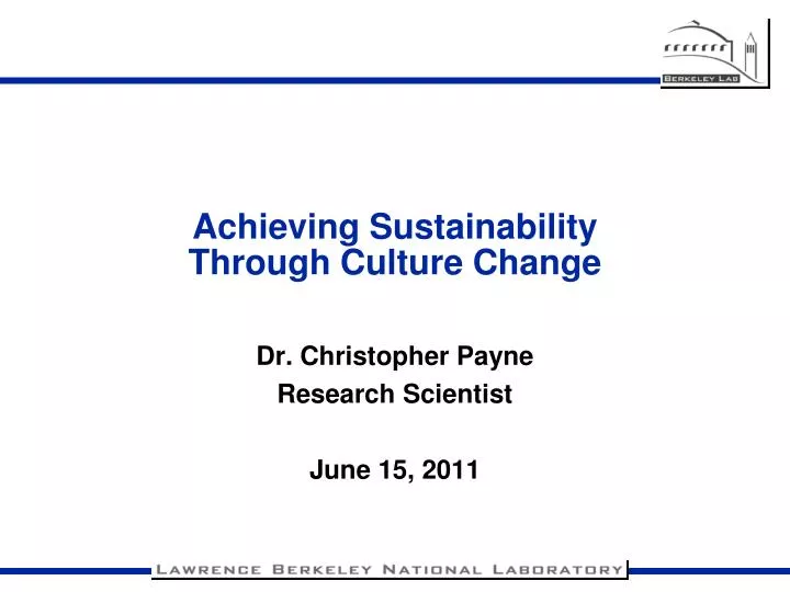 achieving sustainability through culture change