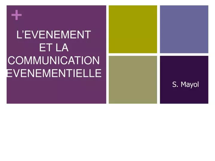 l evenement et la communication evenementielle