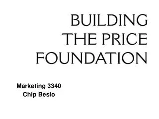 Marketing 3340 Chip Besio