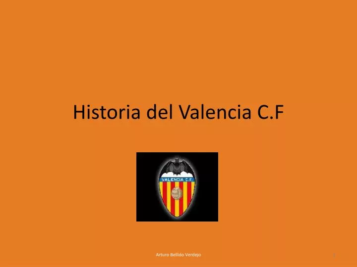 historia del valencia c f