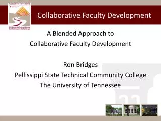 Collaborative Faculty Development