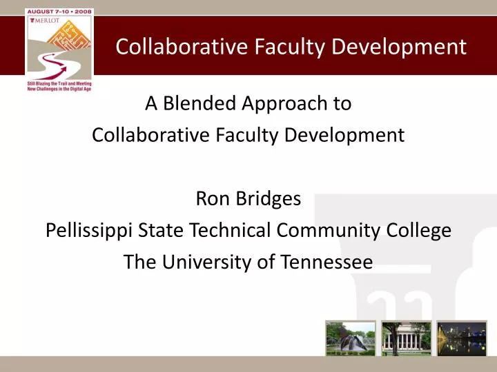 collaborative faculty development