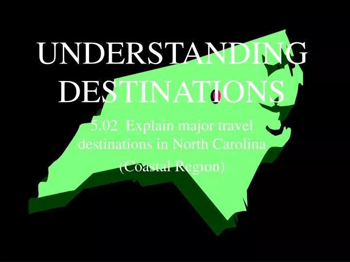 understanding destinations