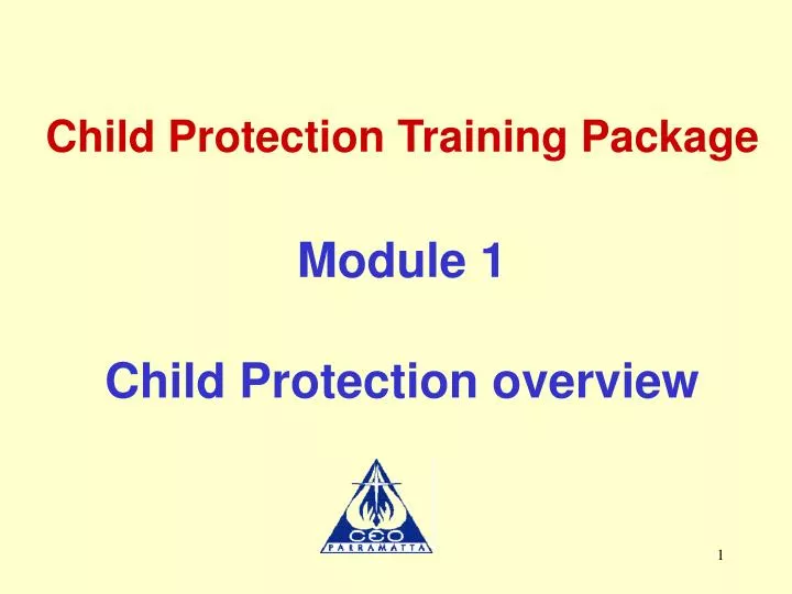 child protection training package