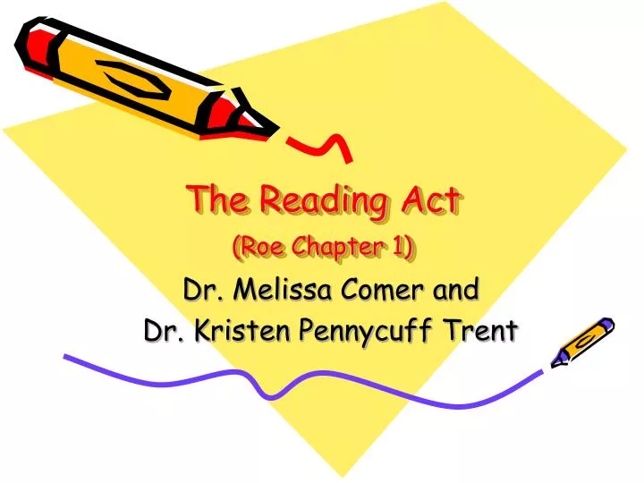 the reading act roe chapter 1