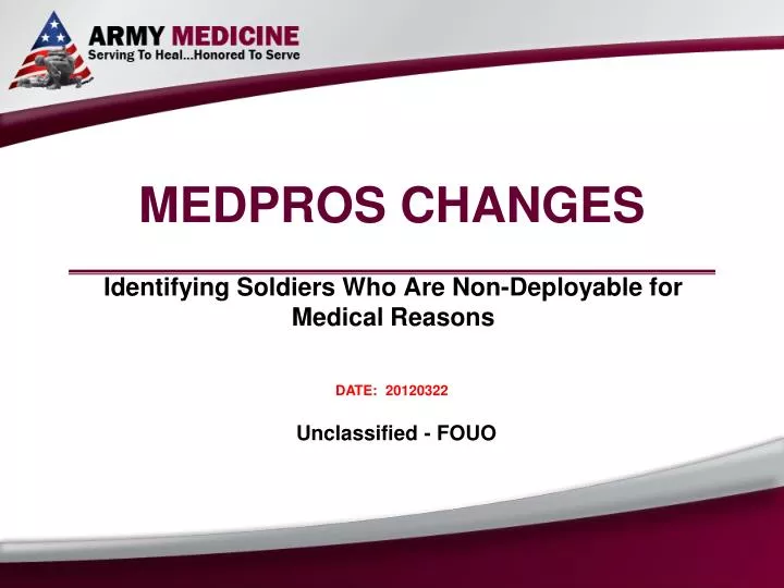 medpros changes