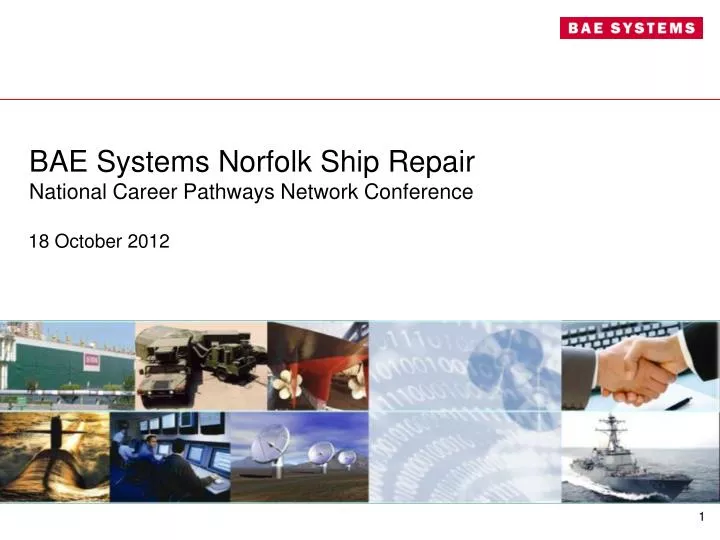 PPT BAE Systems Norfolk Ship Repair National Career Pathways Network